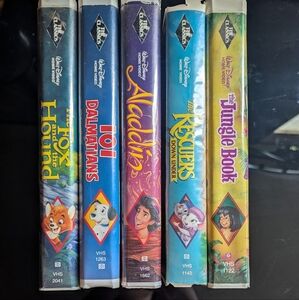 Disney Classic VHS Set - Vibrant Collection *Black Diamond Collection*